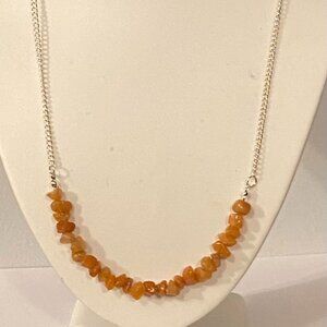 NEW Genuine Aventurine chip crystal necklace